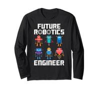 Future Robotics Engineer Funny Robot Engineering Kids Maglia a Manica