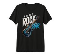 Future Rock Star, Rockstar Guitar Lover, Ragazze Ragazzi Bambini Maglietta Premium