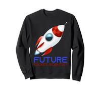 Future Scienziato Scienza Razzo Nave Bambini Regalo Astronauta Felpa