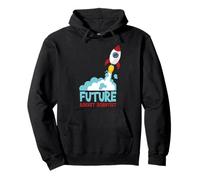Future Scienziato Scienza Razzo Nave Bambini Regalo Astronauta Felpa con Cappuccio