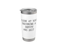 Future Sheriff Deputy Explorer Academy - Tazza da caffè Bicchiere termico in acciaio inox doppia parete