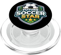 Future Soccer Star Bambini Giocatore Amante Bambino Ragazza Ragazzo Aspirante PopSockets PopGrip per MagSafe