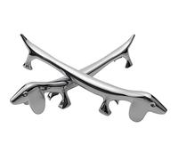 FutureHight 6 Pezzi Bacchette Resto Piccolo Cane Bacchette Titolare Bassotto Lega Staffe Rack Supporto Strumento