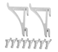 FUTUREORYY 10 pezzi Clip Supporto Ripiano Congelatore Morsetti per Mensola Frigorifero Staffe Compatte Facili da Installare per Balconcino e Freezer