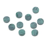 FUTUREORYY 10 Pezzi Malachite Guitar Side Dot Markers Fretboard Position Inlay For Guitar And Bass Easy Install Music Accessory For Luthier Supplies