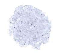 FUTUREORYY 100 Pezzi Mollette Foto Trasparenti in Plastica Resistenti e Leggere per Decorazioni Memo e Appendere Immagini Clip e Durevoli per Uso Quotidiano