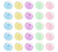 FUTUREORYY 100pezzi per Distributori Automatici di Premi Palline di Plastica da Vuote Contenitori di Circolari di Gomme da Masticare Riempibili per Caramelle e Premi