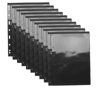 FUTUREORYY 10pezzi Fodere per Album Filatelico Sfondo Pagine per Francobolli e Banconote Inserti per Collezionisti Francobolli Storage