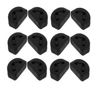 FUTUREORYY 12 Pezzi Fermacorde Ponte per Chitarra Nero Accessori per Fissaggio Corde con Design Parti Ricambio Resistenti e per Performance e Didattica Musicale