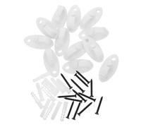 FUTUREORYY 12 pezzi Ganci in Plastica Vite per Stringa Ganci per Lampade e Lanterne Facili da Installare per Decorazioni Interne ed Esterne