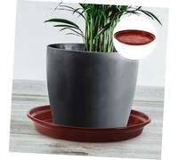 FUTUREORYY 12 Pezzi Sottovasi per Piante Rotondi in Plastica Resistente da Vassoi Sottovaso Spessi e Durevoli per Fioriere Bonsai ed Esterni Vassoio per Vasi da