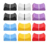 FUTUREORYY 12 Pezzi Tappo potenziometro cursore del miscelatore pulsante di scorrimento tappi di ricambio push pull cursore per elettrodomestici da banco plastica