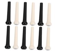 FUTUREORYY 12pezzi Pioli Per Ponte Chitarra Acustica Sostituzione Di Ricambio Per Piroli Di Chitarra Piroli Per Corde Sicuri Per Acustica