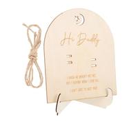 FUTUREORYY 1set Placca Legno Per Test Di Gravidanza Con Supporto Idea Elegante Per Annuncio Di Gravidanza e Commemorazione Legno Resistente e Artigianato Raffinato Per Futuri Genitori