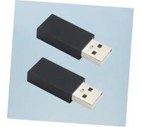 FUTUREORYY 2 pezzi Adattatore USB Maschio Femmina con Involucro in Lega di Alluminio Cavo Prolunga Nero Protezione Sicurezza Dati e Struttura Rinforzata
