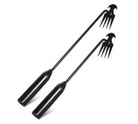 FUTUREORYY 2 Pezzi Attrezzi da per Sradicare Erbacce Weeder Tool in Acciaio ad Resistenza con Manico Ergonomico Rimuovi Radici Strumenti Leggeri e Portatili per e