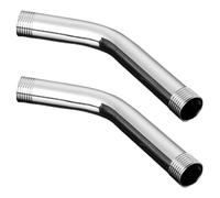 FUTUREORYY 2 Pezzi Braccio Estensione per Soffione Doccia Curvo 135° 6 Pollici
