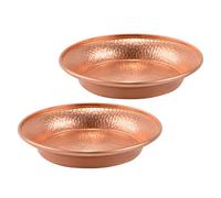 FUTUREORYY 2 Pezzi Ciotola per Offerte Buddiste in Rame Massiccio Decorativa per Liquido Sacro e Meditazione Tibetana Piatti Intagliati per Offerte Sacre e Decorazione Casa
