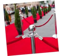 FUTUREORYY 2 pezzi Fermacorda in di per Corrimano Ganci per Barriere Controllo Folla Terminali per Corda Cerimoniale e Cappucci Estremità Rope End Caps Eleganti e Facili da Installare