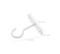 FUTUREORYY 2 Pezzi Ganci da Soffitto per Piante e Fioriere Supporto Resistente per Cesti Sospesi Portalampade Mangiatoie per Uccelli e Campanelli Vento Decorazione Ed Esterni