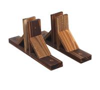 FUTUREORYY 2 pezzi Kit Base per Recinzione in Legno Supporto Stabile per Recinzioni da e Cortile Resistente Intemperie Accessorio per Divisori Esterni e Staccionate