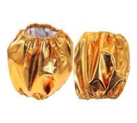 FUTUREORYY 2 Pezzi Manicotti Protettivi per Fioriere Dorato Copertura Riutilizzabile per Vasi di Fiori Domestici Delicato Protettore per Uso Quotidiano e Decorazioni da Interno