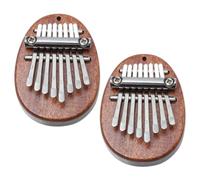 FUTUREORYY 2 pezzi Mini Piano Kalimba Portatile con Strumento Musicale Elegante e Compatto per Compleanni e Natale per Condividere La con Famiglia e