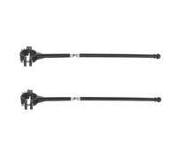 FUTUREORYY 2 Pezzi Portabandiera Bici Resistente Compatta e Leggera per Manubrio Supporto Stabile per Bandierine Pubblicità e Decorazioni Outdoor
