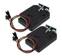 FUTUREORYY 2 Pezzi Serratura Elettromagnetica Elettrica per Porte Piccole e Cassetti Controllo Remoto, Materiale Metallo e Plastico, Design Moderno per Uffici e Case