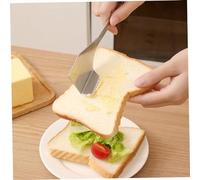 FUTUREORYY 2 Pezzi Tagliaburro Acciaio Inossidabile Affetta Formaggio e Freddo Utensile Portatile con Impugnatura Ergonomica Facile da e Adatto Mani e Sinistro