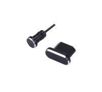 FUTUREORYY 2 Pezzi Tappi Antipolvere Micro USB e Jack Cuffie in Alluminio Resistente per Smartphone Edge Honor Protezione Polvere con Custodia Trasparente