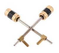 FUTUREORYY 2 Pezzi Viti in Metallo per Archetto Violino Accessori Professionali per Riparazione Archetto Vite per Violino e Parti di Ricambio Resistenti per Musicisti