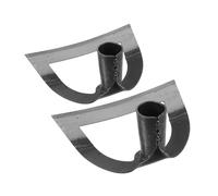 FUTUREORYY 2 Pezzi Zappetta da in Manganese Attrezzo Ergonomico Leggero e Cavo per Diserbo Manuale Coltivazione e Arieggiamento del Terreno per e Agricoltura