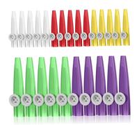 FUTUREORYY 20pezzi Kazoos Per Divertenti Per Insegnare La Regali Per e Attività Scolastiche Include Colori