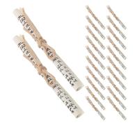 FUTUREORYY 25 Pezzi Mezuzah Ebraica Kosher in Carta Pergamena Resistente Rotolo di Benedizione per Porta Fissaggio Facile Ornamento Decorativo per Casa, Ufficio e Eventi Ebraici