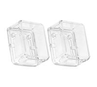 FUTUREORYY 2pezzi Kit di Parti per Carillon Carica Manuale Acrilico Trasparente Meccanismo di Riparazione per Custodia Musicale in Plastica Accessori per Carillon Fai da Te