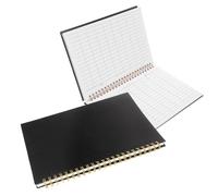 FUTUREORYY 2pezzi Libro Contabile con Copertina Pp con Verticale e Orizzontale Quaderno Spese Portatile per Contabilità Aziendale e Familiare Registro Entrate e Uscite