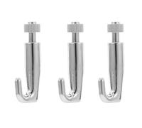 FUTUREORYY 3 Pezzi Ganci Appendiquadri Regolabili in Lega di Alluminio Argento Design a Sostituzione Rapida e Sicurezza Rinforzata per Gallerie e Case