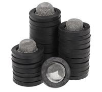 FUTUREORYY 30 pezzi Guarnizioni per da con Filtro Rete in Acciaio Rondelle O-ring in Gomma Rinforzata Kit Riparazione Rubinetto Antigoccia Facile da Installare
