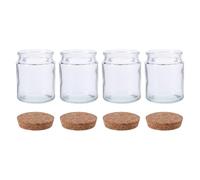 FUTUREORYY 4 Pezzi Barattoli in Vetro con Versetti Biblici Trasparenti Contenitori Ermetici per Caffè e Conservazione Alimentare Vasi Ispirazionali per Preghiera e Speranza Cristiana