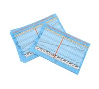 FUTUREORYY 5 Pezzi Guida Staccabile Per Note Di Pianoforte Tastiera Forniture Per L'Apprendimento Del Pianoforte Accessori Per Principianti Adesivo