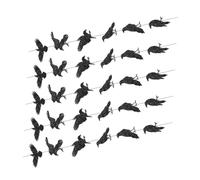 FUTUREORYY 5 Pezzi Halloween Crow Garland Banner in Paper Reusable Spooky Party Decoration For Indoor Gothic Birthday And Horror Festive Events String With Crow Pennant Flags