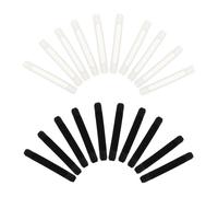 FUTUREORYY 50 Paia Cuscinetti Auricolari in Silicone Antiscivolo per Occhiali Copri Terminali Morbidi e Protezione e Comfort Riducendo lo Scivolamento Sulle Orecchie