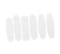 FUTUREORYY 6 pezzi Fustella per Cintura in PVC Trasparente Stampi per Forare Cuoio Strumenti Professionali per Pelle Precisione per Finitura Cintura Leggeri e Durevoli Adatti per Lavori DIY