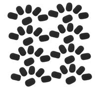 FUTUREORYY 60 Pezzi Mini Microphone Foam Cover High-density Sponge Windscreen For Lavalier Mics Protective Fit