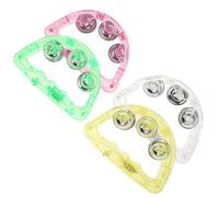 FUTUREORYY 8 Tamburelli LED Luminosi per Feste Giocattoli Musicali e Leggeri Accessori per Animazione e Spettacoli Colore Casuale