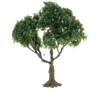 FUTUREORYY Alberi in Miniatura per Paesaggi Dimensioni Ridotte in Plastica Verde, Facile Installazione, per Paesaggi in Miniatura e Accessori per