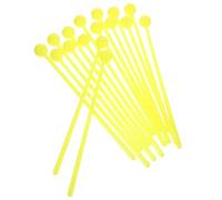 FUTUREORYY Bacchette Per Bambini 16 Pezzi Martelletti Per Tamburo Portatili Sussidi Didattici Manuali Colore Giallo Per Attività Musicali Educative