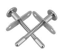 FUTUREORYY Bulloni a Molla 2 Pezzi Perno di Bloccaggio Regolatore in Ferro per Lettino Ragazzo Ragazza Ferramenta Mobili Chiusura Molla per Zanzariere e Armadi Accessory Montaggio Casa