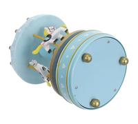 FUTUREORYY Carillon Giostra Musicale Azzurra Scatola Musicale Compatta con Cavalli Rotanti Decorazione Natalizia e Regalo Compleanno per Ragazze Madri e Nonne